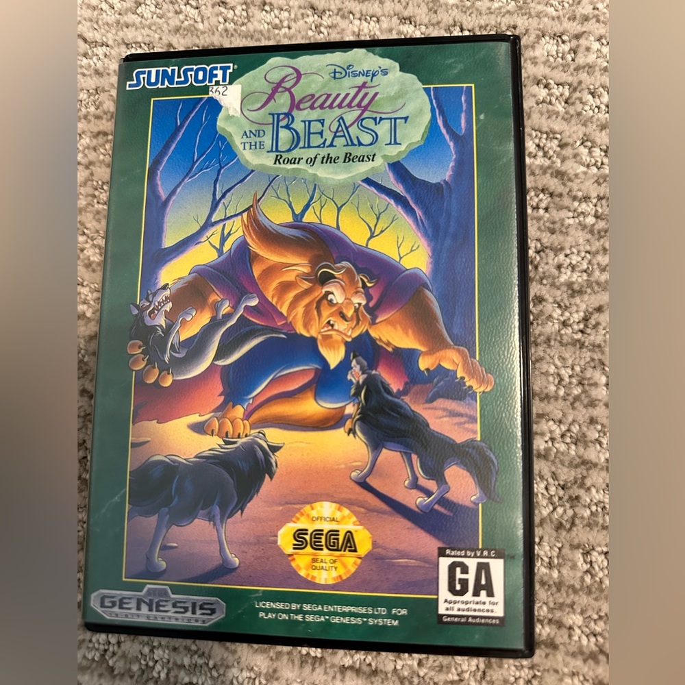 Sega genesis beauty and the beast roar of the beast video game